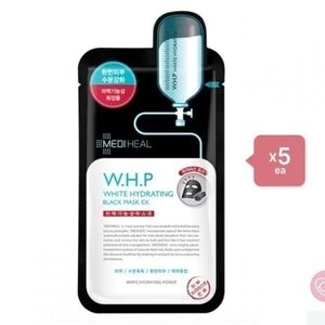 Mediheal W.H.P. White Hydrating Black Mask EX | Set of 5